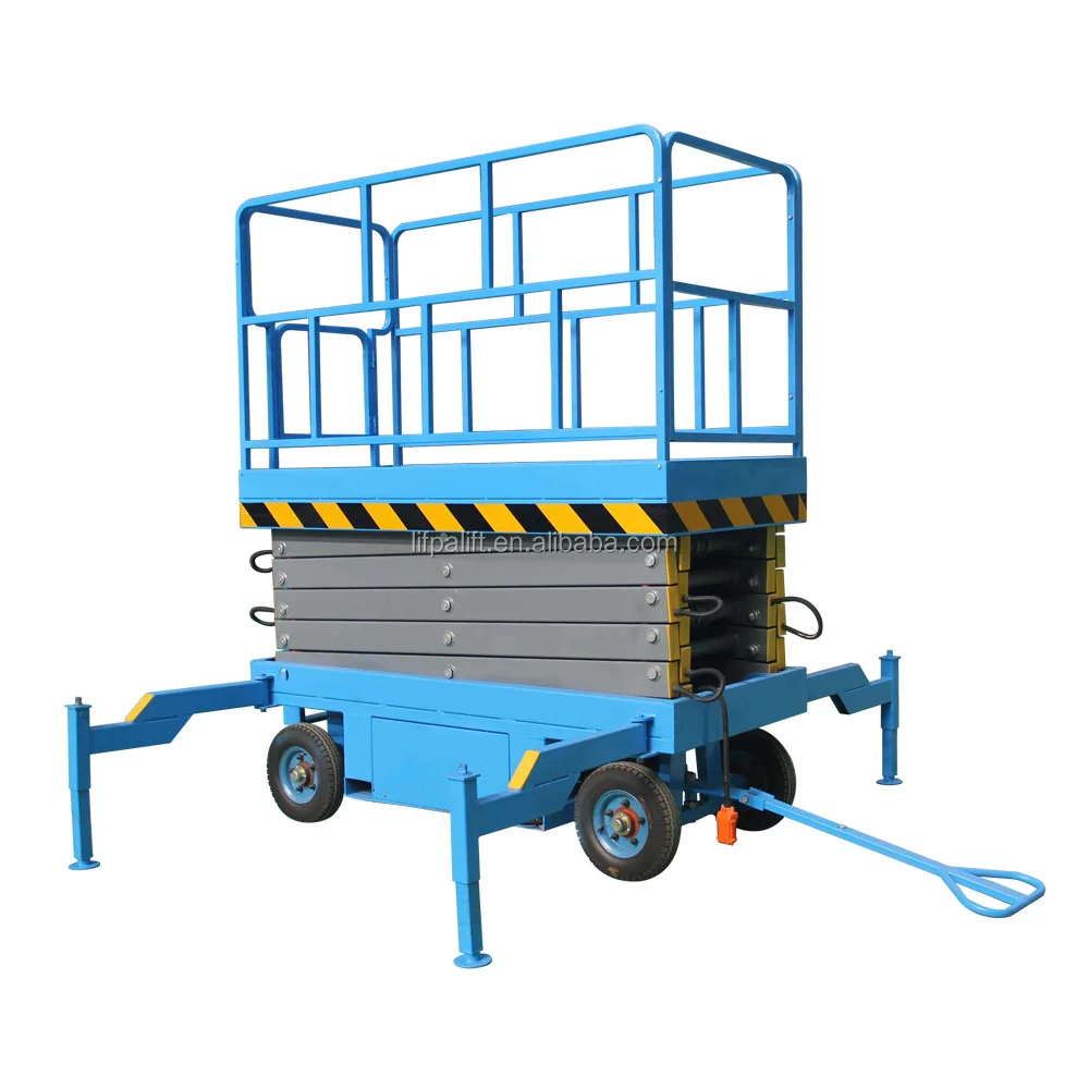 500kg Portable Electric Powered Scissor Lift