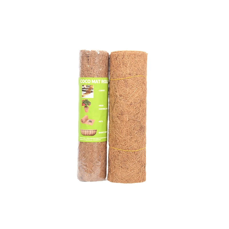 Hot Selling Coconut Shell Mat Natural Coconut Palm Fiber Coco Liner Bulk Roll Mat  Pet Reptile Carpet