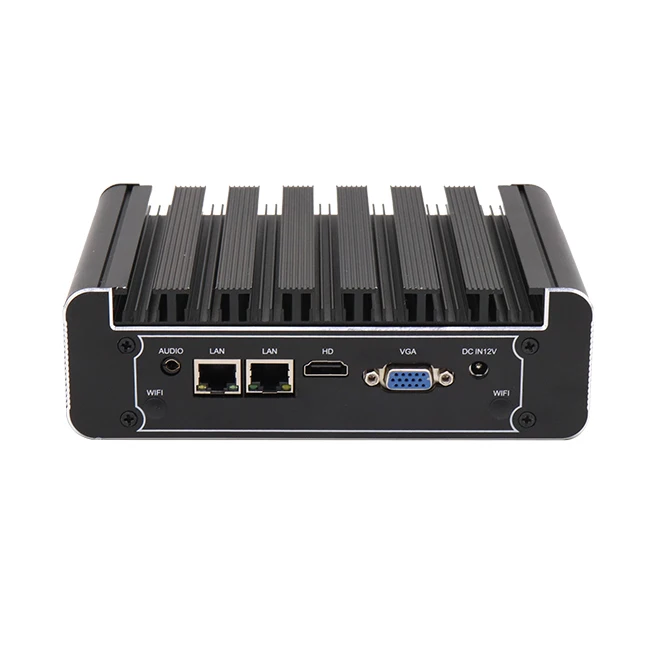 Hot sale office nettop 2 lan i3 5005u fanless mini pc