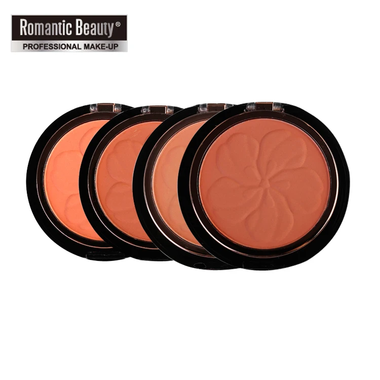 Romantic Beauty Water Color Matte Blush Long Lasting Pigmented Baked Cheek Rouge Natural Glow Powder Face Makeup Cosmetic