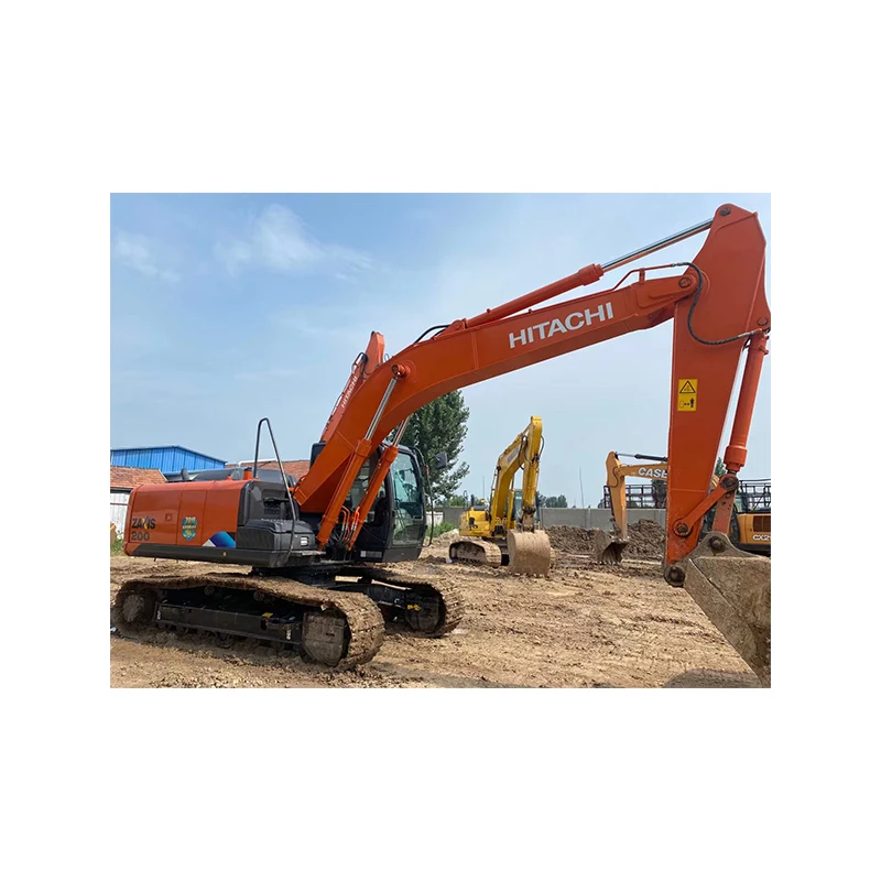 Б/у гусеничный экскаватор hitachi ZX200 б/у оригинальный японский двигатель