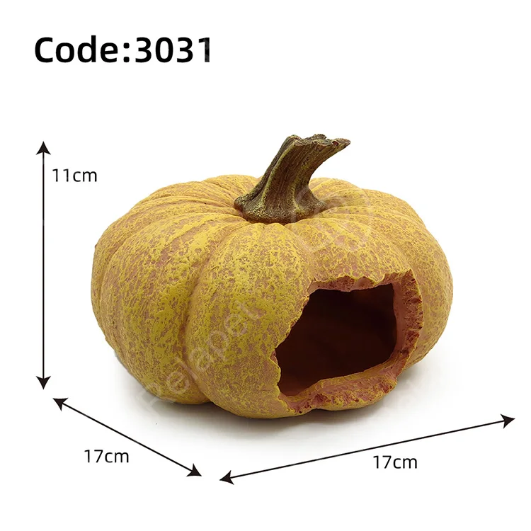 Reptile Rock Hide Cave, Aquarium Habitat Decor Rock Tortoise Hideout for Lizards, Turtles, Reptiles, Amphibians, Fish