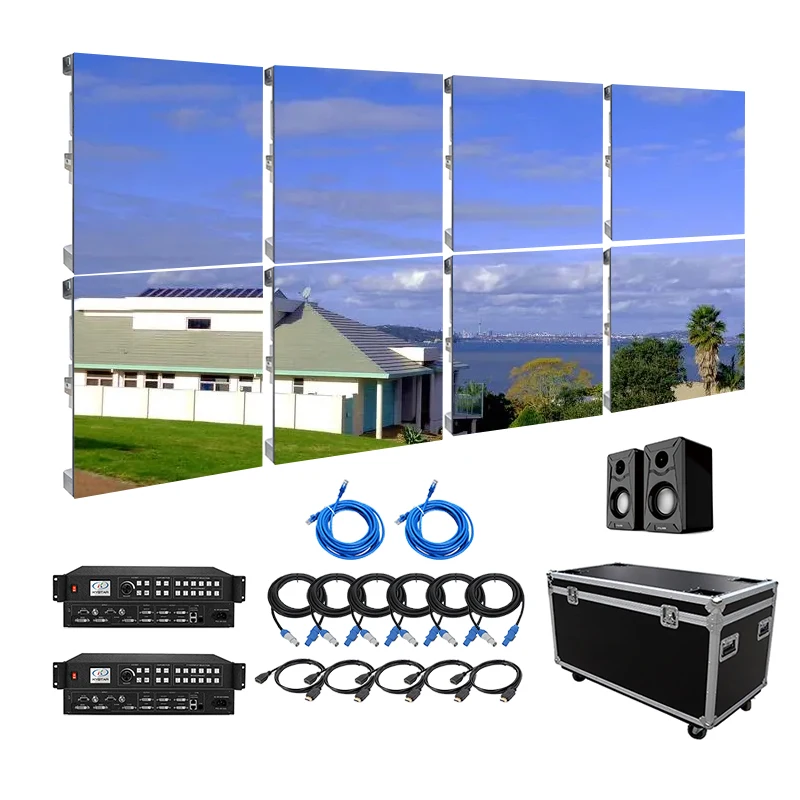 Rental Led Display Indoor Outdoor Full Color Ledwall P3.9 P3.91 Led Video Wall 500x500mm Die Cast Aluminum Display Screens