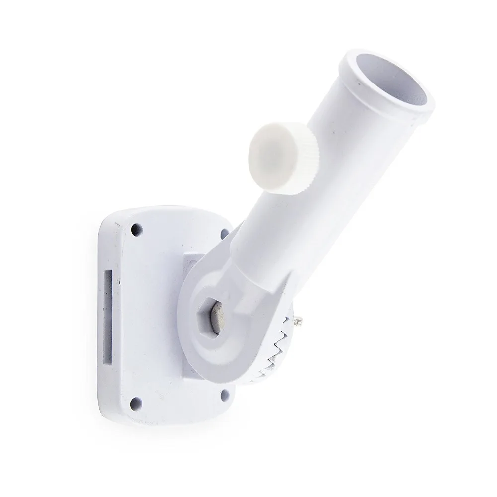 Hot Selling Adjustable Aluminum White Powder Coated Outdoor Flag Pole Bracket