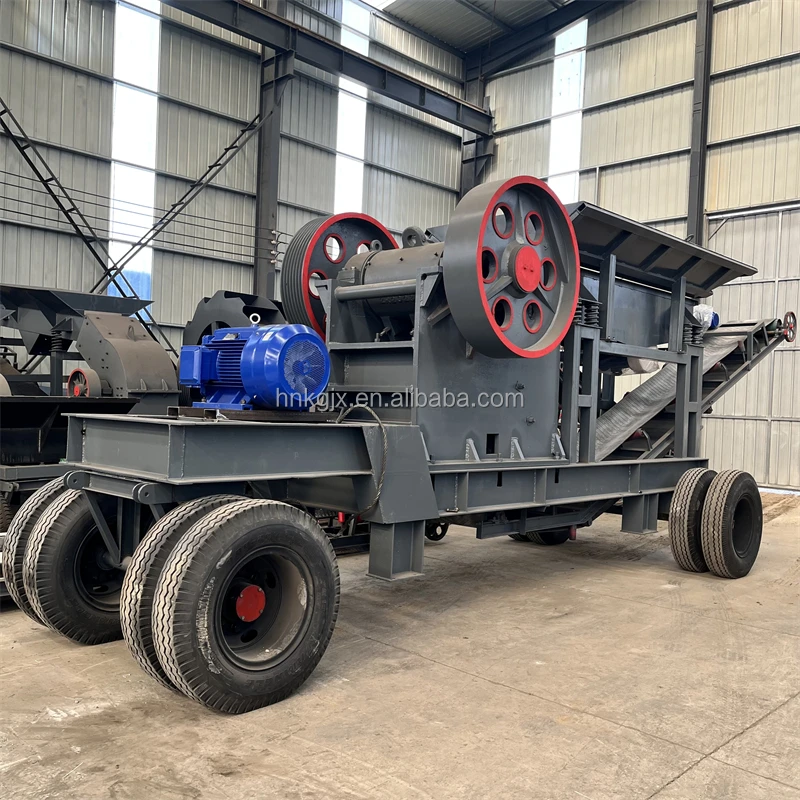 Portable diesel engine Small hammer crusher Mini mobile Coal gangue limestone Gold ore rock crusher Price stone crusher