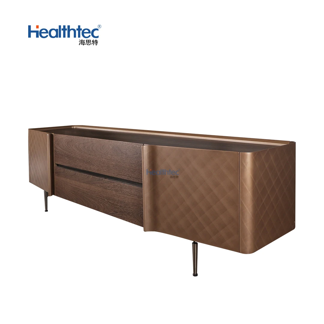 Factory OEM luxury modern home latest design customized media console TV stand cabinet for living room furniture