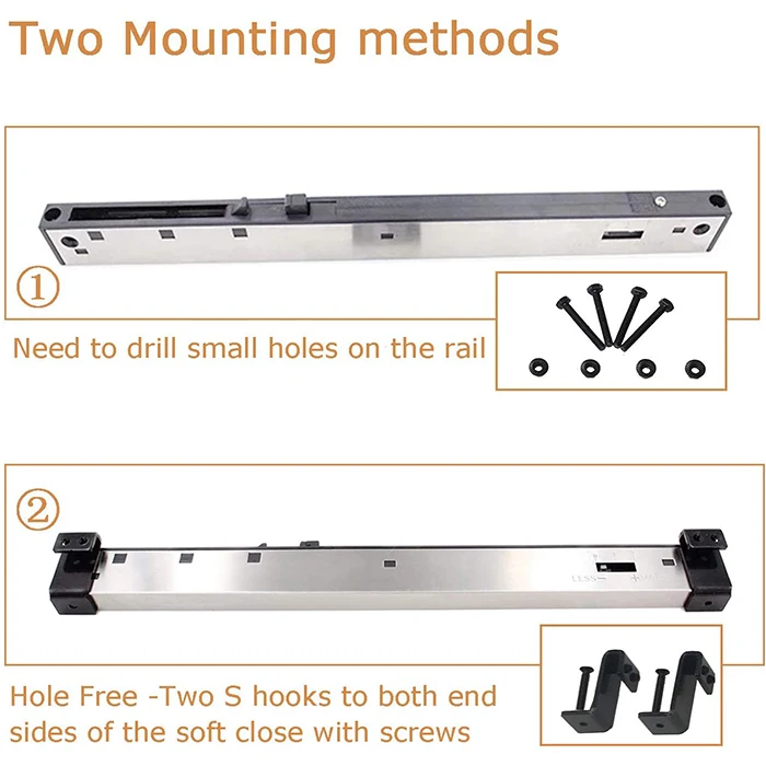 High Quality Hevy-duty Soft Close Mechanism for Barn Door
