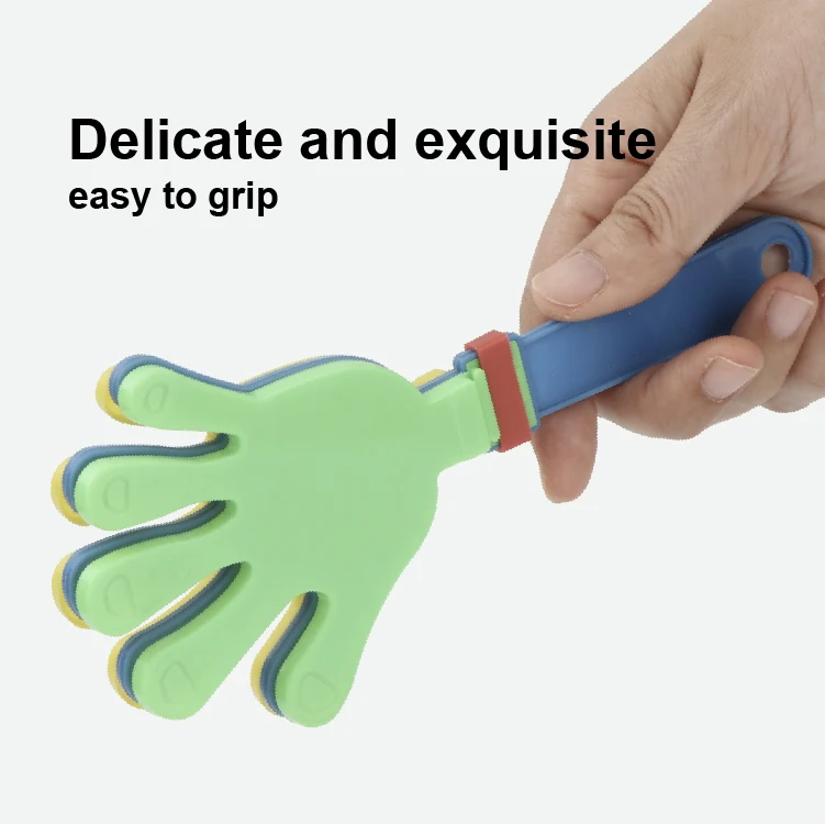 Factory Custom 13*28cm Custom Logo Printing Plastic Fan Hand Clapper For Sport Cheering And Party Use