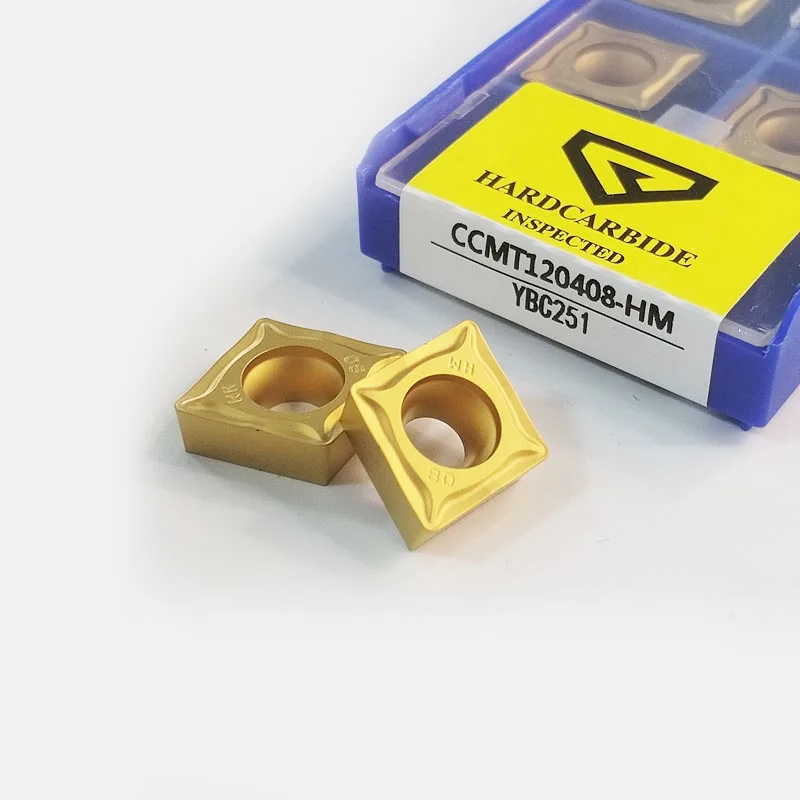 HARDVIK Горячая Распродажа твердосплавная вставка ccmt CCMT вставки токарные фрезерные инструменты CCMT120404-HM CCMT120408-HM OEM ODM