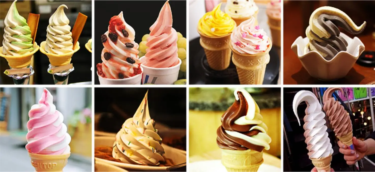 floor type soft ice cream machine  Ice Cream Maker commercial hot sale