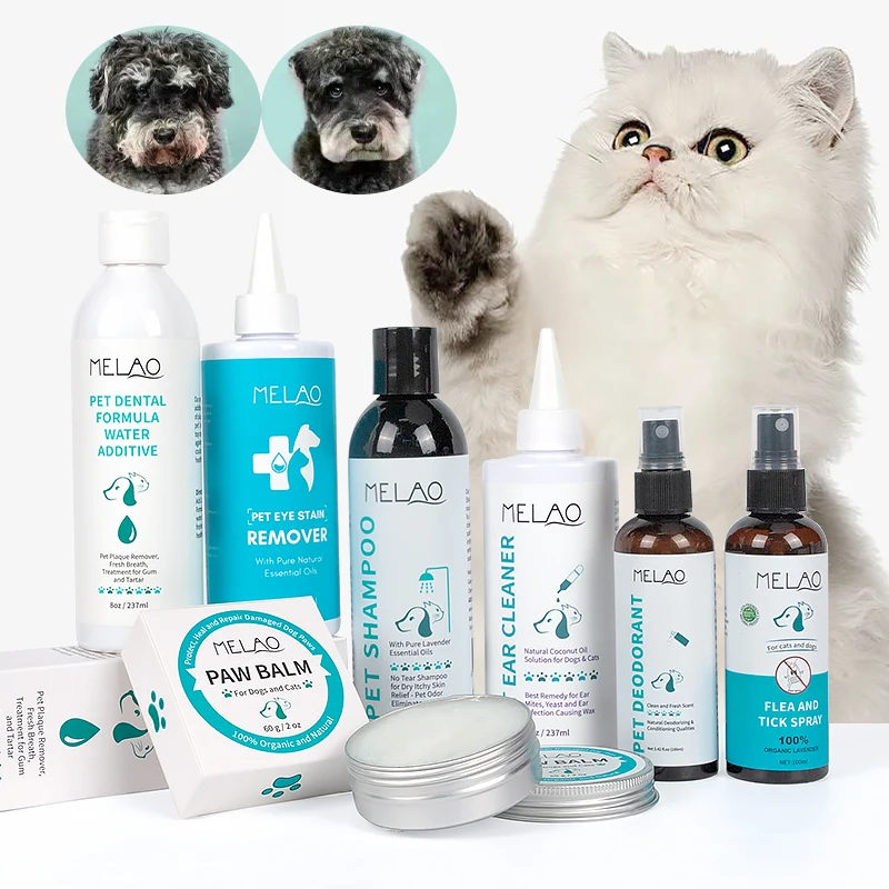 Mascotas Clean Pets Odor Remover Soothing Paw Balm Dogs Shampoo Shower Gel Claw Cream Cat Deodorant Spray Eye Stain Remover