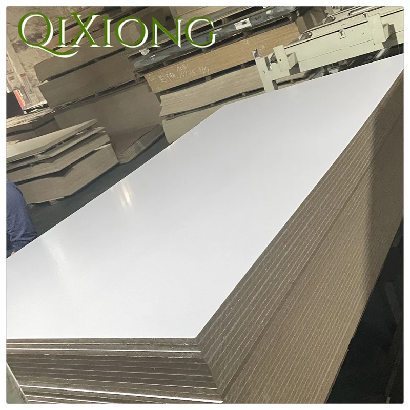 Modern Style 1Mm 18 Mm Sublimation Blanks Solid Wood Mdf Interior Door Melamine Mdf Sheet