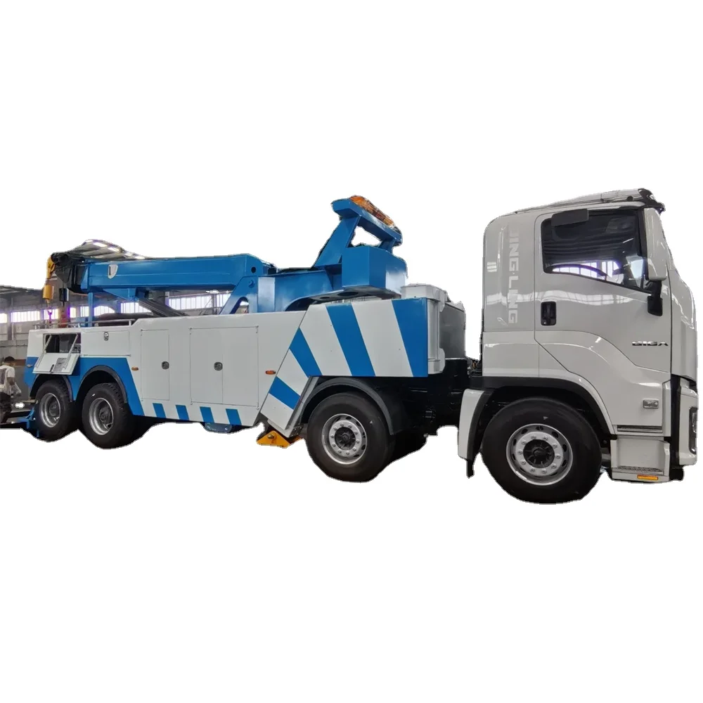 Chengli 8x4 30tons 190hp Euro 3 Road Wrecker Heavy Duty Rotator Wrecker price
