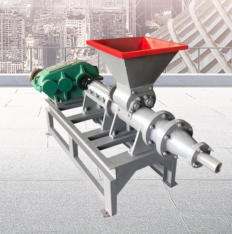 XDEM Charcoal Briquette Machine Coconut Husk Wood Briquette Making Equipment Coal Extruder Production Line