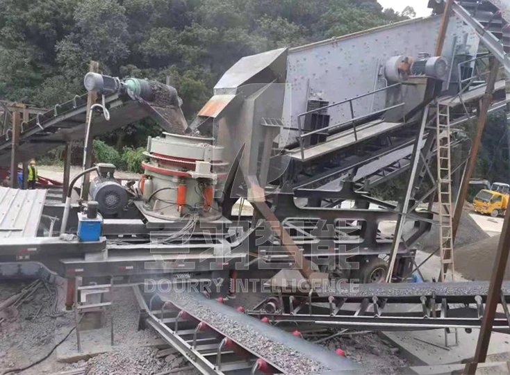 Portable Aggregate Plants Mobile Crusher For Making Sand And Gravel