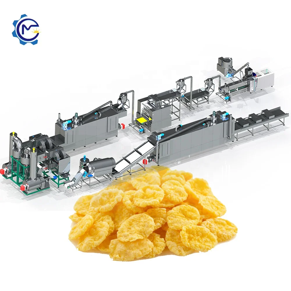 Новая Автоматическая круглая машина для производства кукурузных хлопьев и чипсов простая в эксплуатации с надежным подшипником механизмом пищевых продуктов