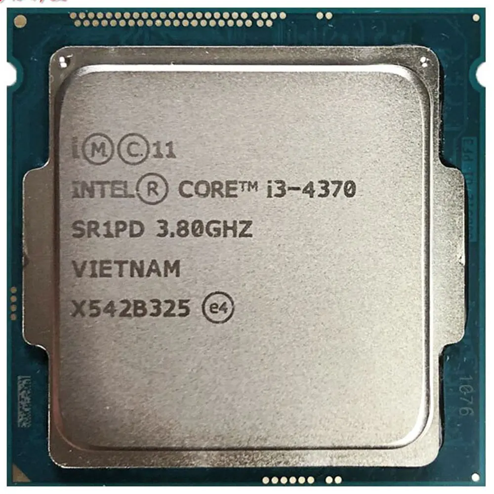 Intel Core I3-4370 CPU Desktop Processor LGA 1150 Socket 3.8GHz 22 Nanometer Products Cache Main Place Stock Ready 100% test OK