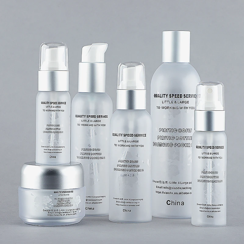 30ml lock lotion pump Double bottle in stock luxury cosmetic packaging no minimums