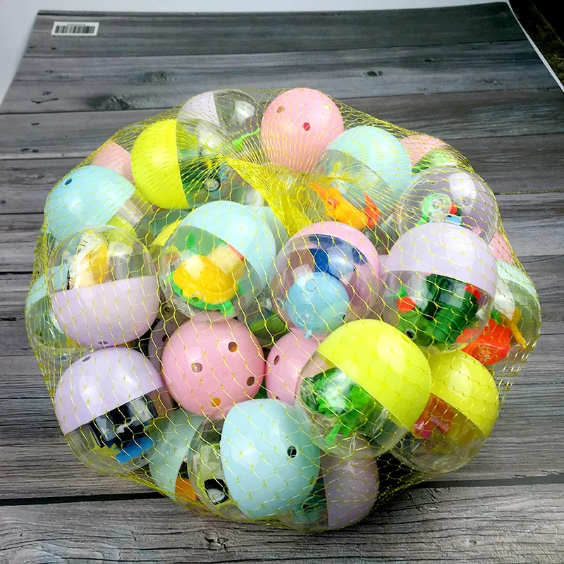 Factory wholesale 47*55 mm Mini Surprise Egg Capsules Toy Supply for Vending Machine Playing Gift
