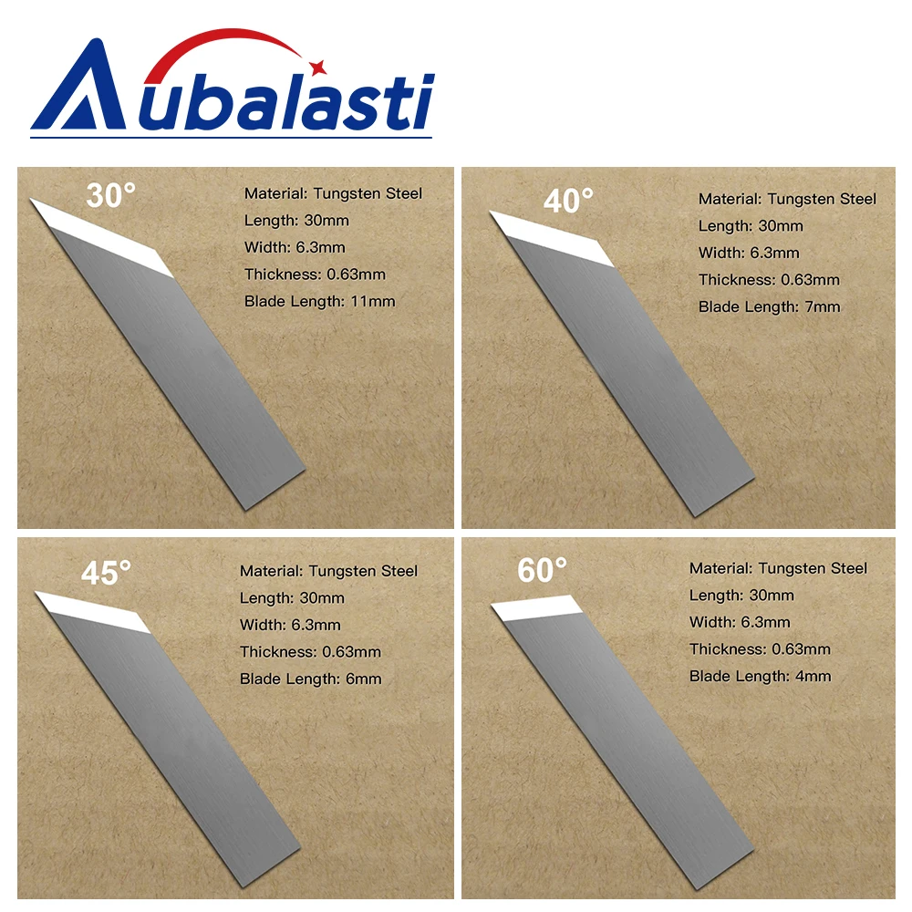 Aubalasti 10 шт. Вибрационный нож режущее лезвие для CNC режущий станок картонный автомобильный коврик 16-60