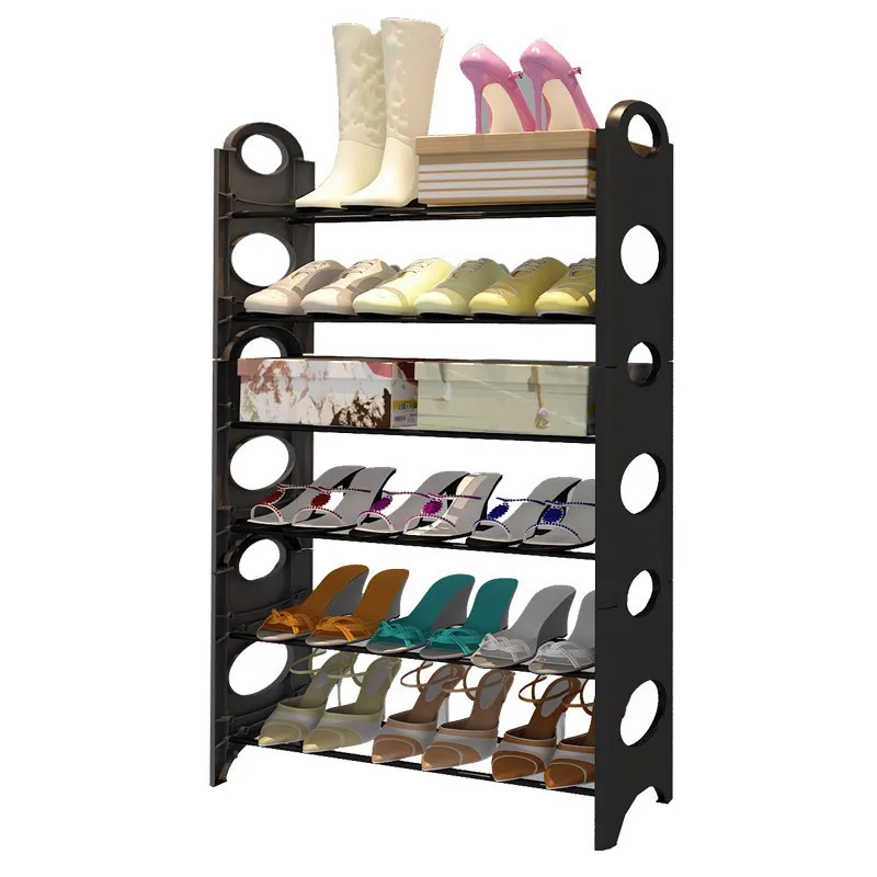Hot Selling Low MOQ Plastic Shelf Shoe Organizer Shoe Rack Storage