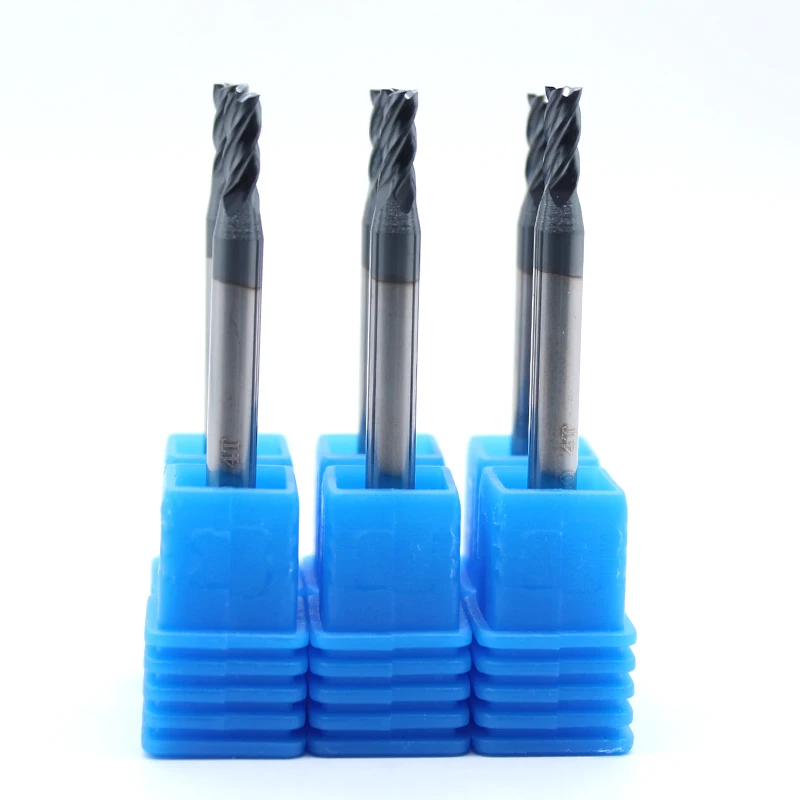 HSJR твердосплавная Концевая фреза HRC60 с 4 лезвиями 2 * D4 * 5*50*4T