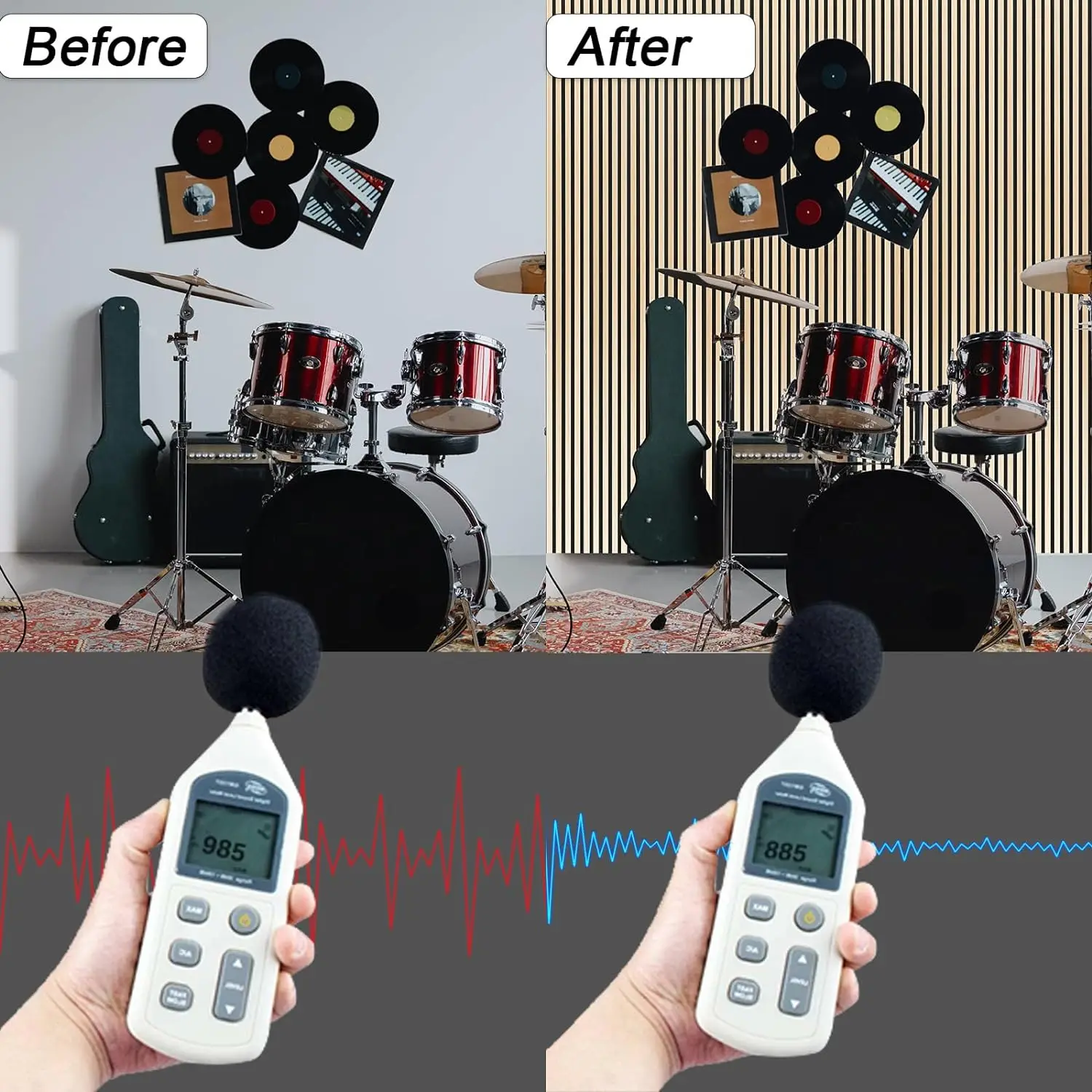 akupanel acoustic panel wood wall panel wooden slates natural oak mdf wood acoustic panel with acoustic foam for ceiling