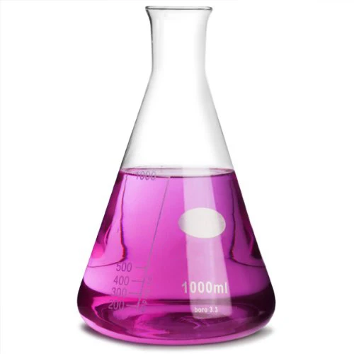 Боросиликатная колба erlenmeyer 50 мл 1000