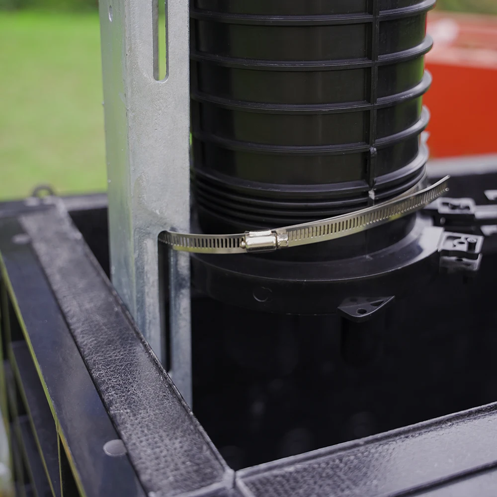 FCST-TH-SMC FPR SMC Direct Buried Telecom Cable Duct Access Chamber Manhole Box For Fiber Protection And Drop Cable