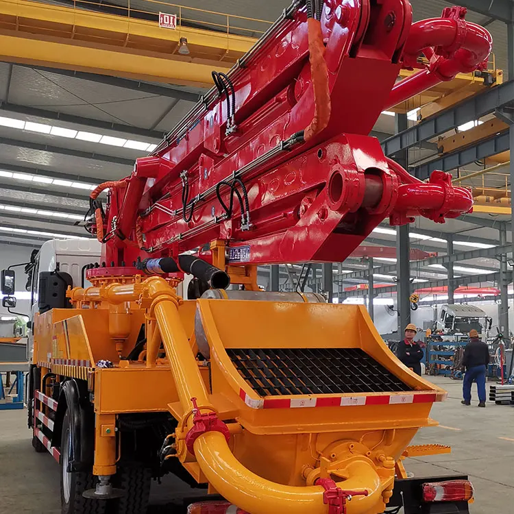 Di Hai Structure Pouring Pump Truck 30M Mounted Concrete Pump for Construction Site Concrete Pump Truck