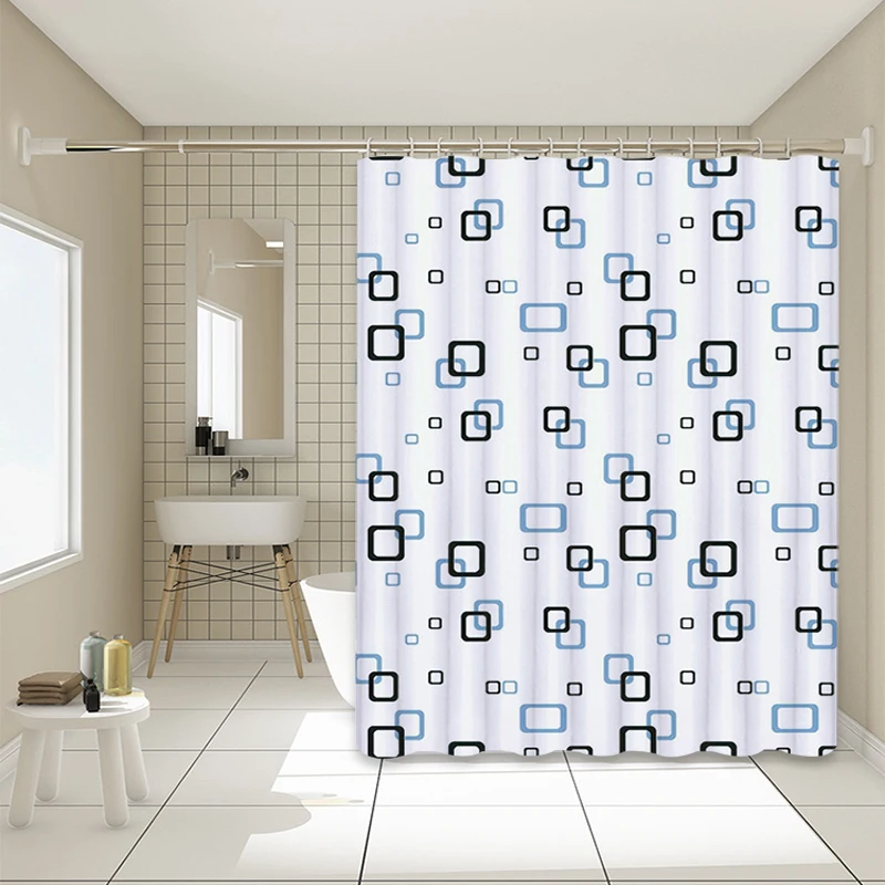 Hot Sale Waterproof Hotel Shower Curtain Bath Curtain PEVA Shower Curtain