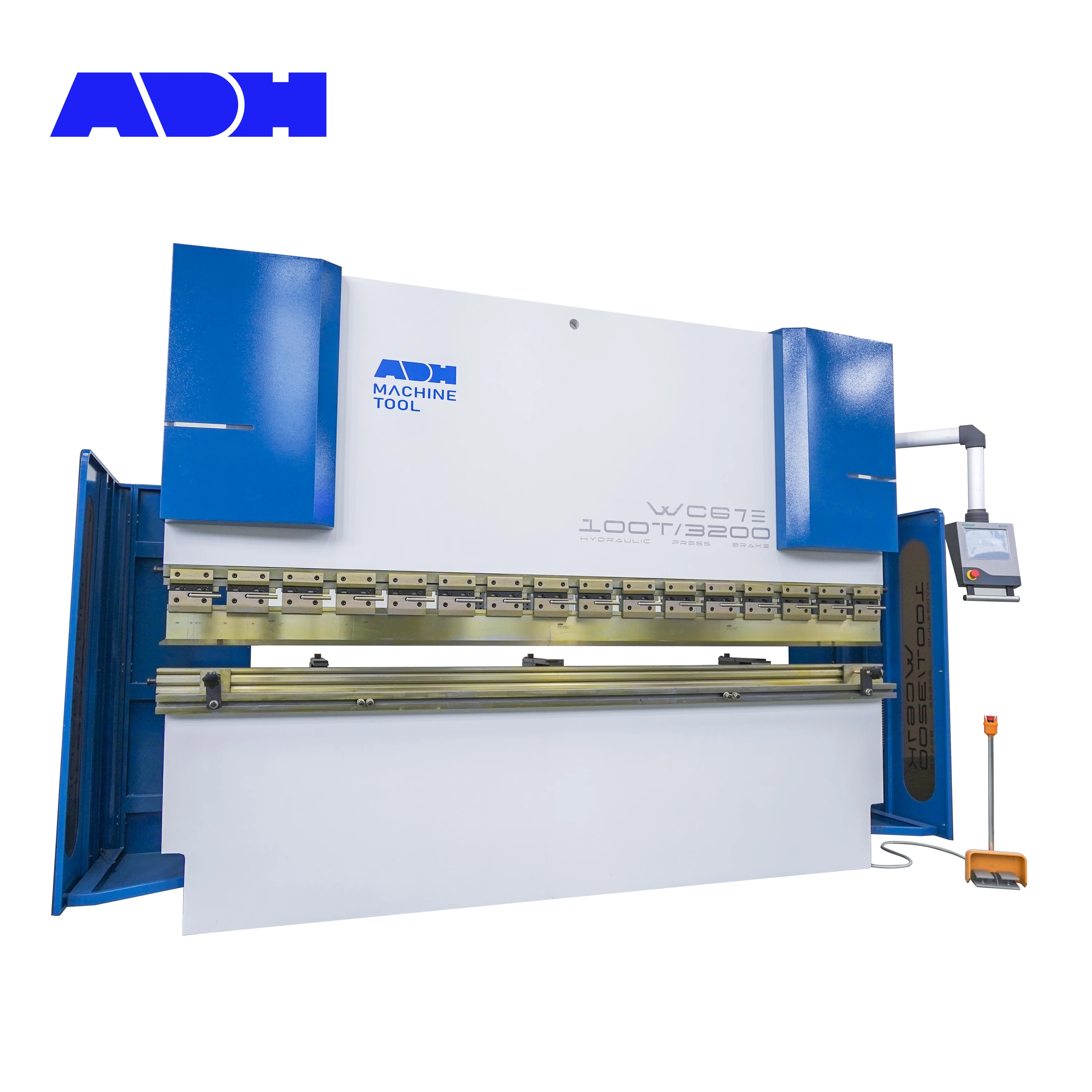 CE 2 axis control hydraulic press brake 100 Ton hydraulic nc press break steel plate brake press wc67e hydraulic bending machine