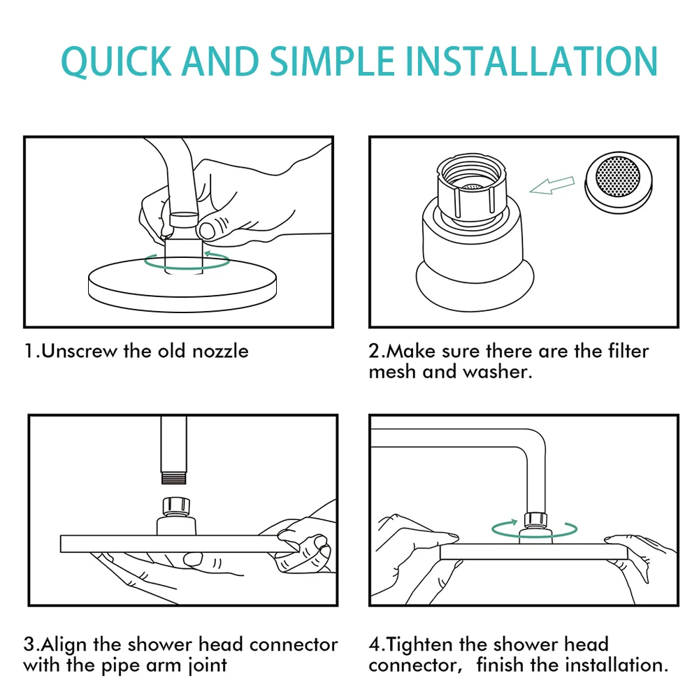 OEM ODM 33cm 13inch Large Rain Shower Head for Rainfall Showering Experience