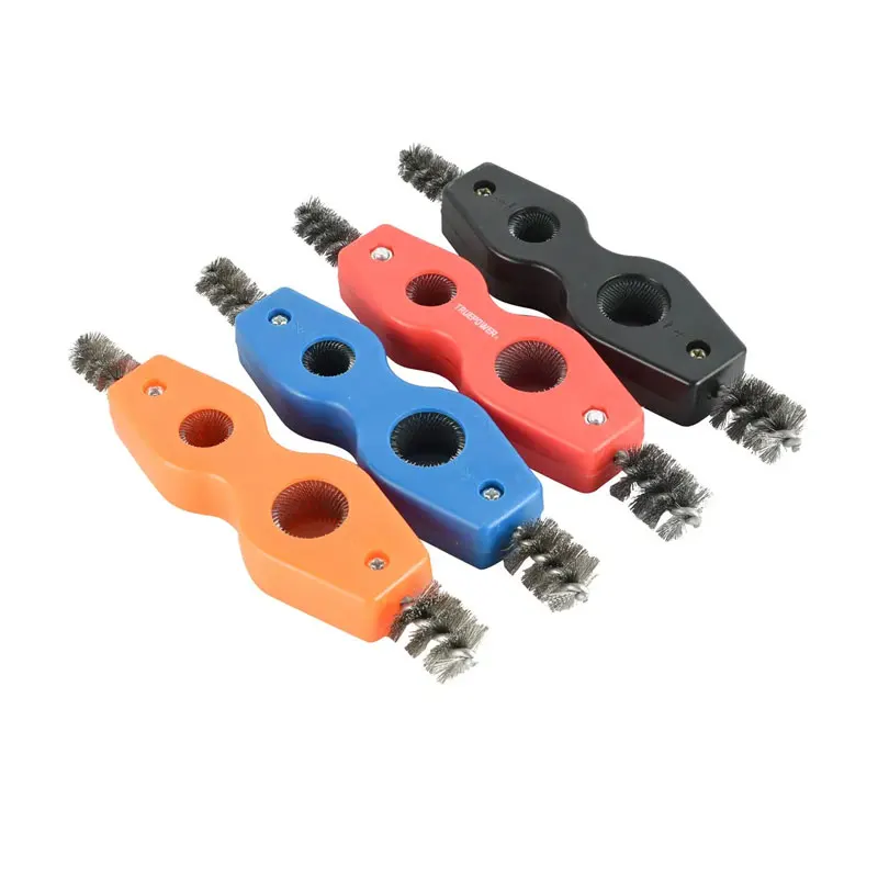 Щетка для очистки труб 4-в-1 из латунной проволоки медная щетка нейлоновая