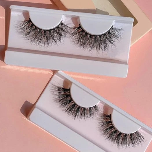 Factory Wholesale Price 3D 5D 6D Fluffy Mink Eyelashes Natural Look and Soft Strong Cotton Band Vegan Mink Lashes