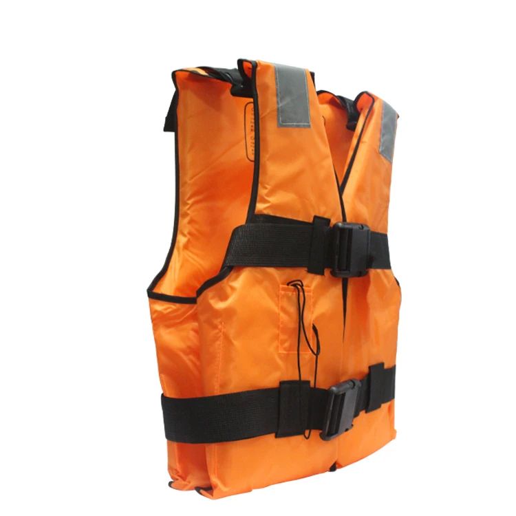 Red Orange Life Jacket Vest Adult Universal Marine Swim Float Jacket Life Vest