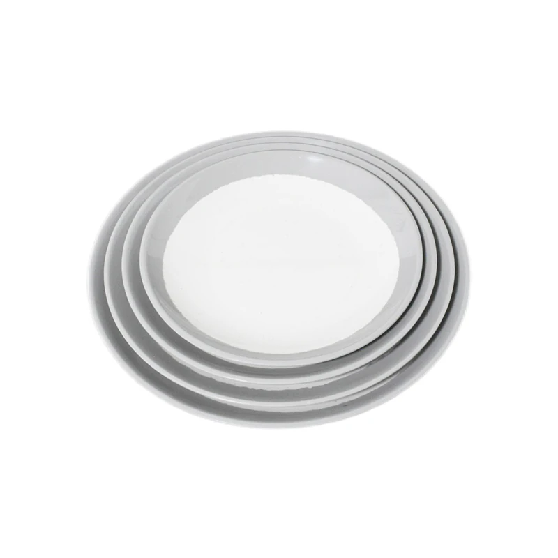 Hot Sales Custom Melamine Dinner Plates Food Grade Wholesale Melamine Plates Plastic Party Plates Sets Dinnerware Modern