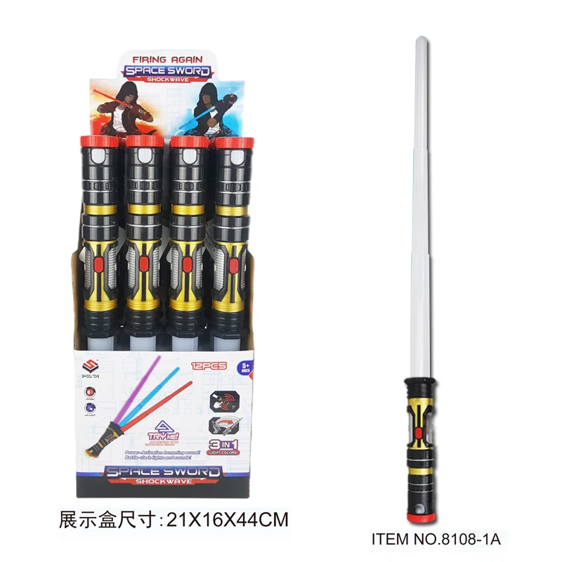 Мигающий удлинитель starwars lightsaber lightstick play for fun juguetes para