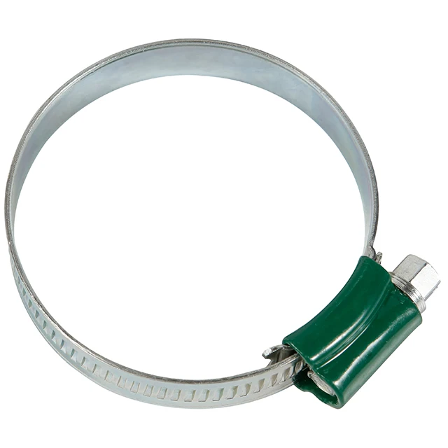 High quality W2 Inner side toothless british type hose clamp with color housing