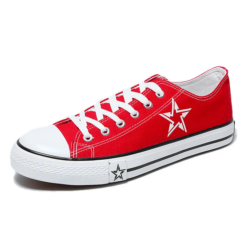 
Hot sale classic design lace up skate jeans mens shoes canvas 