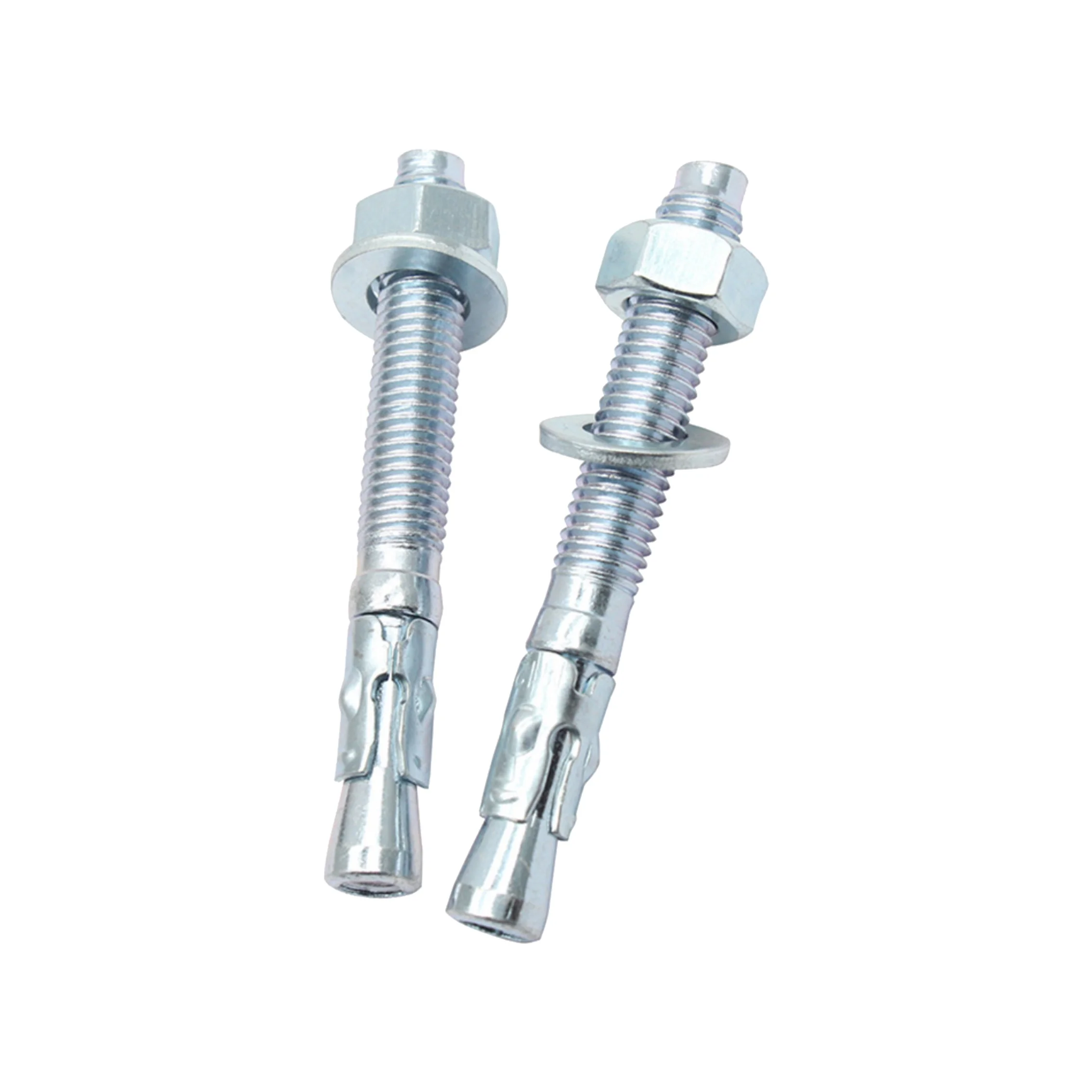 Factory Stock Wedge Anchor Bolt M16x140  Zinc Steel Grade 4.8 Wedge Anchor Expansion Bolts