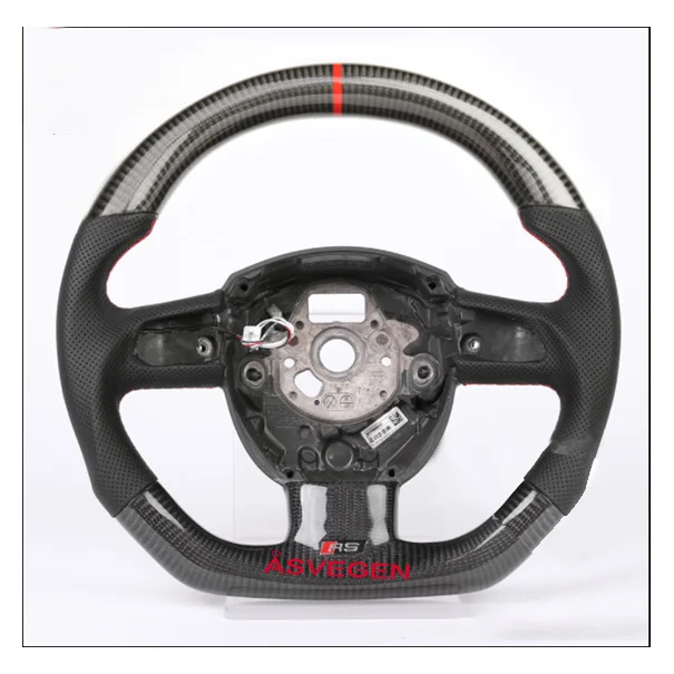 Factory price Wheel Carbon Fiber Steeri Fit for AUDI A4 A5 2004-2012 Carbon fiber steering wheel led steering wheel