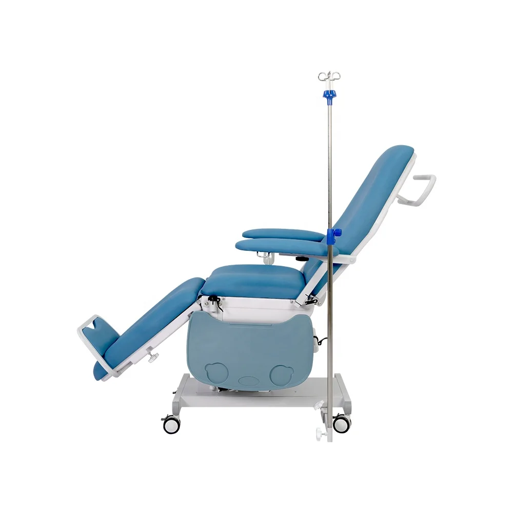 3 Motors Electric Adjustable Infusion Chair Dialysis Chair Blood Collection Chair For Hospital