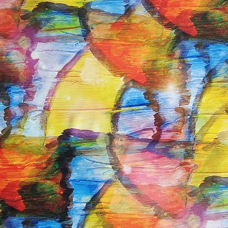 4 Way Stretchable Printable Yoga Wear Fabric 77%Polyester 23%Spandex Athletic Yoga Fabric for Yoga Pants