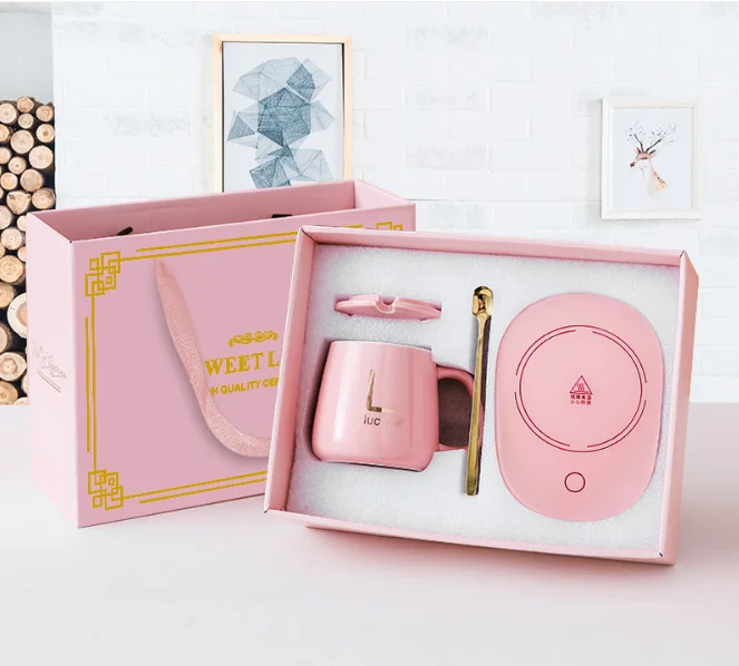 Smallorders G0124 Hot selling creative and practical mothers day with lid new mother marble ceramic mug glass Gift Set