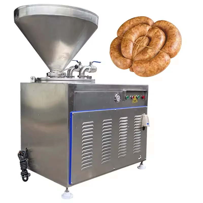 20 30 50KG Hydraulic Large Capacity Chicken Meat Sausage Enema Making Stuffer Filling Bundling Tying Maker Machine