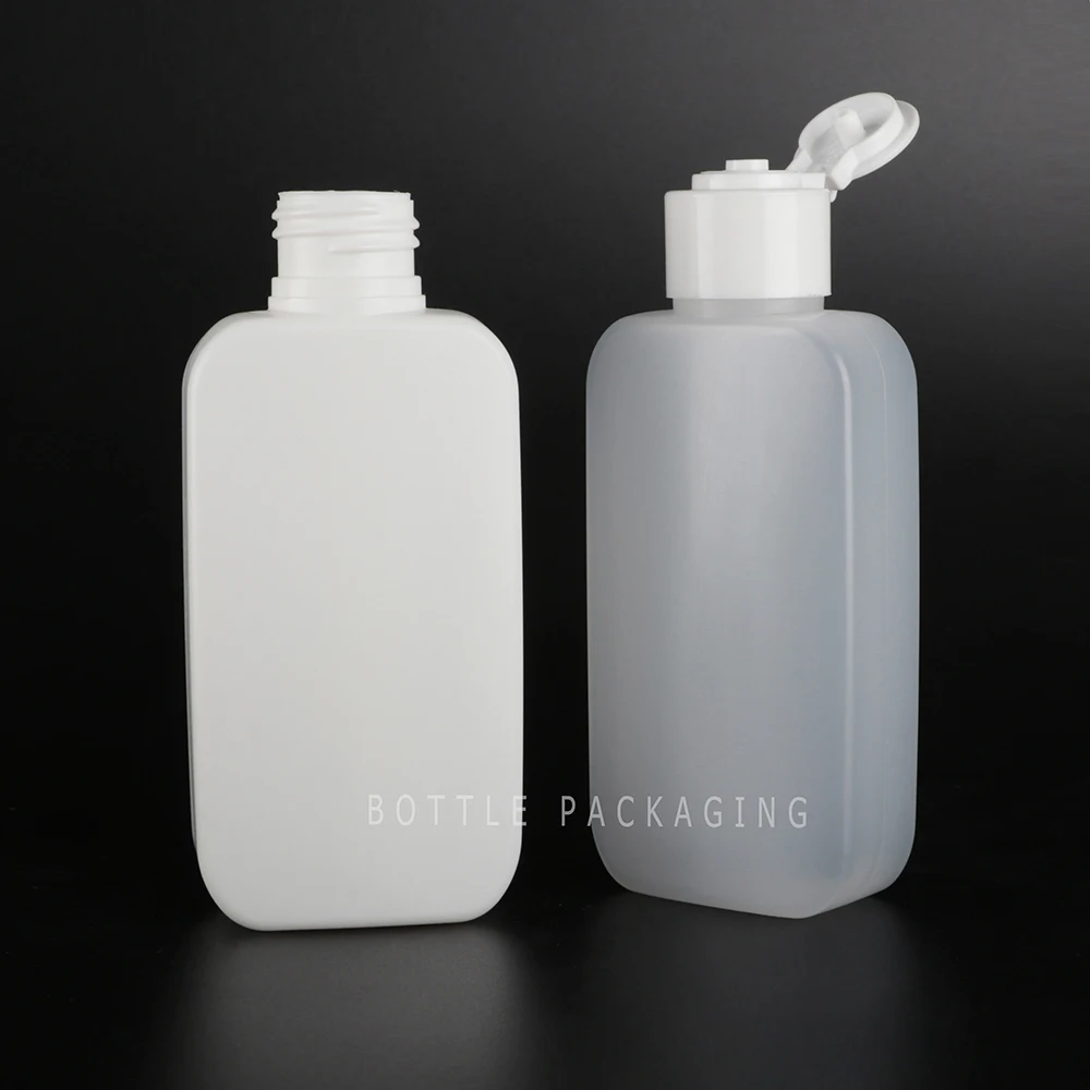 Wholesale Custom Made Squeeze HDPE 3 oz 100 ml Shampoo Bottle Lotion Plastic Bottles With Flip Top Cap