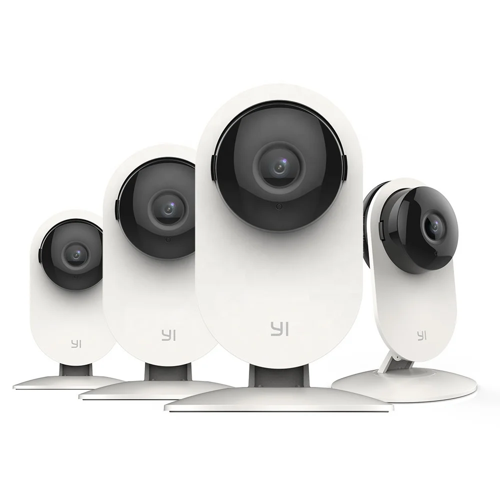 Оригинальная домашняя камера YI 4 шт., 720p/1080P Wi-Fi IP система видеонаблюдения с оповещением о движении, ночным видением