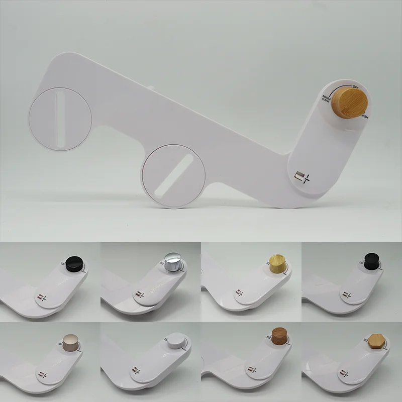 Ультра-тонкое регулируемое ручное биде для воды, холодная вода, чистая приклад, неэлектрическое механическое одно сопло, биде, насадка для унитаза