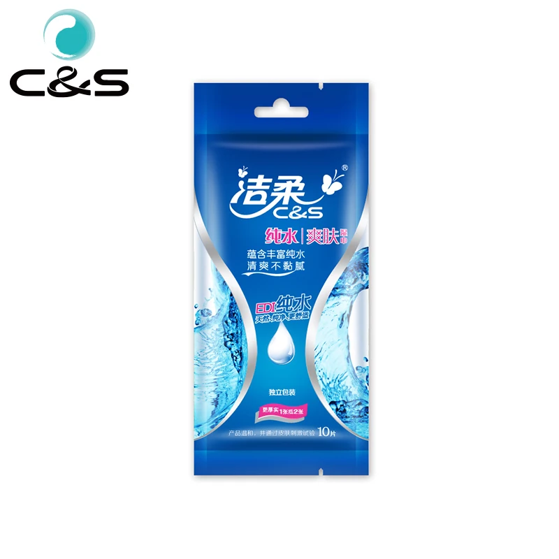 Пользовательская биоразлагаемая ткань без красителя, не флуоресцентные осветляющие вещества, влажная салфетка